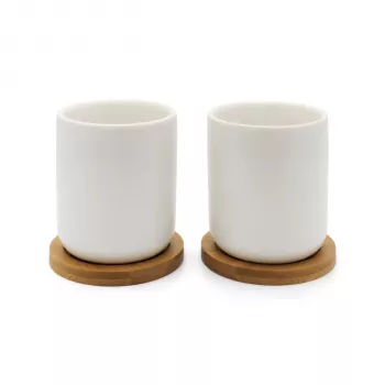 Bredemeijer Duet 1x2 temuggar set 200ml med bambuunderlägg 142013
