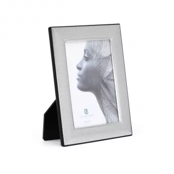 Zilverstad Premium Lucca 10x15 metallfotoram porträtt silver