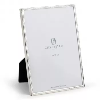 Zilverstad Sweet Memory 13x18 pärlkant metallfotoram glansig silver 7154231