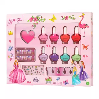 Souza Princess nagellack och accessoarer set 12 delar 107130