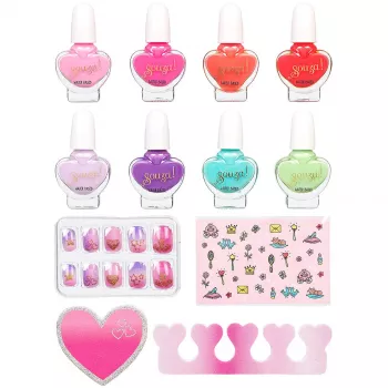 Souza Princess nagellack och accessoarer set 12 delar 107130