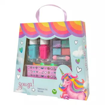 Souza! barn make-up och nagelstyling set 4 delar enhörning