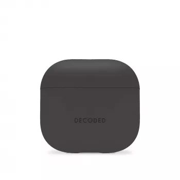 Decoded Silicone Aircase Protective Case för Apple AirPods 4:e generationen (Charcoal)