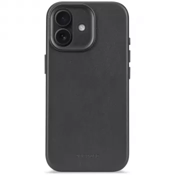 Decoded Leather Backcover för Apple iPhone 17 svart