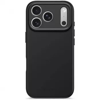 Decoded AntiMicrobial Silicone Back Cover för iPhone 17 Pro med MagSafe (Phantom Black)