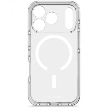 Decoded DropTec transparent baksideskydd för Apple iPhone 17 Pro med MagSafe