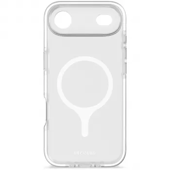 Decoded DropTec transparent baksida för iPhone 17 Air, vit ram