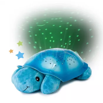 Cloud B Turtle Night Light Projector blå