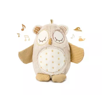 Cloud b Nighty Night Owl Smart Sensor Sound Machine plyschleksak