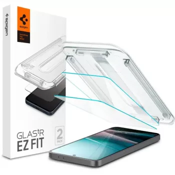 Spigen Glas.tR EZ Fit 2-pack härdat glasskärmsskydd för Samsung Galaxy A36 5G Clear