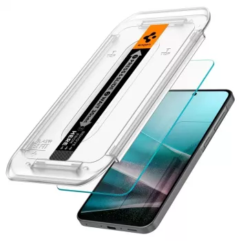Spigen Glas.tR EZ Fit 2-pack härdat glasskärmsskydd för Samsung Galaxy A36 5G Clear