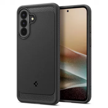 Spigen Rugged Armor skal för Samsung Galaxy A37 5G, matt svart