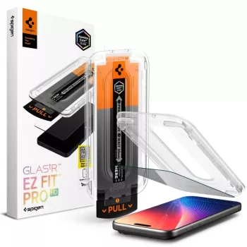 Spigen Glas.tR EZ Fit Pro AC integritetsskydd för skärmen till iPhone 16 Pro / 17 / 17 Pro