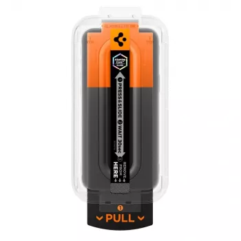 Spigen Glas.tR EZ Fit Pro AC integritetsskydd för skärmen till iPhone 16 Pro / 17 / 17 Pro
