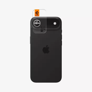 Spigen Optik Pro Glas.tR EZ Fit kameraschutz 2-pack för iPhone Air, silver, AGL10132