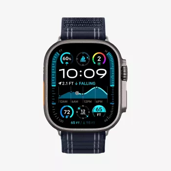 SPIGEN WBF0 armband för Apple Watch 8/9/10/11/SE/Ultra (44/45/46/49 mm), navy