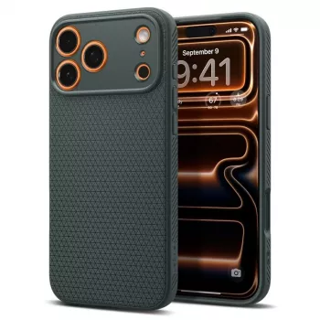 Spigen Liquid Air iPhone 17 Pro Max skal Abyss Green