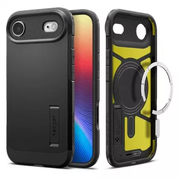 Spigen Tough Armor MagFit skal för iPhone Air, svart