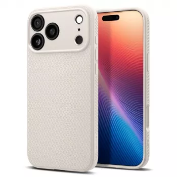 Spigen Liquid Air iPhone 17 Pro skal Natural Titanium