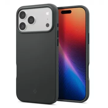 Spigen Silicone Fit Mag MagSafe iPhone 17 Pro skal Abyss Green