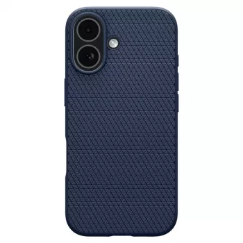 Spigen Liquid Air skal för Apple iPhone 15 Pro Max – marinblå
