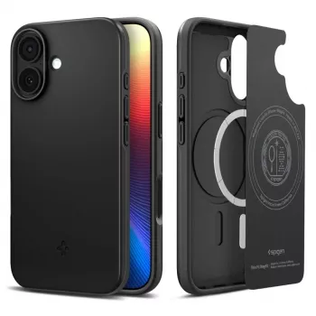 Spigen Thin Fit Mag MagSafe iPhone 17 svart