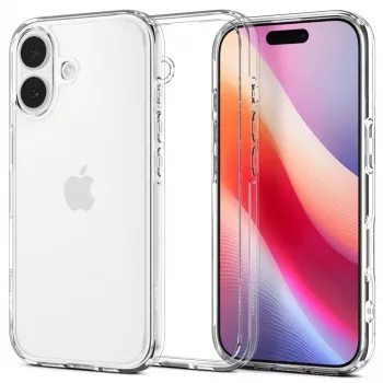 Spigen Ultra Hybrid skal för iPhone 17, Crystal Clear