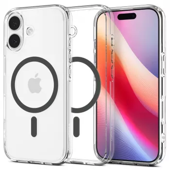 Spigen Ultra Hybrid Mag MagSafe iPhone 17 transparent/grafit
