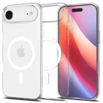 Spigen Liquid Crystal Mag MagSafe iPhone 17 Air transparent/vit
