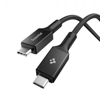 SPIGEN EB24015CC Essential USB-C to USB-C Cable 240W 150cm Black