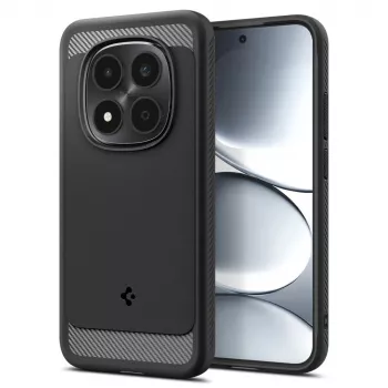 SPIGEN Rugged Armor skal för Xiaomi Redmi Note 15 Pro 5G – mattsvart