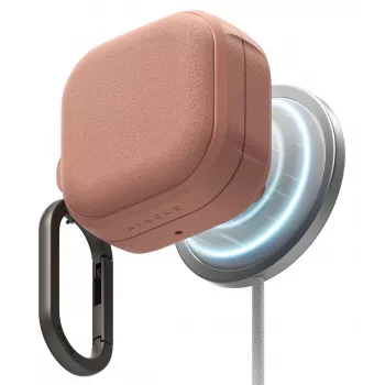 Ringke Onyx Magnetic MagSafe-skal för Samsung Galaxy Buds 4 / 4 Pro – Constant Coral