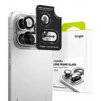 Ringke kameraramskydd 2-pack för Nothing Phone (4a) Pro, svart