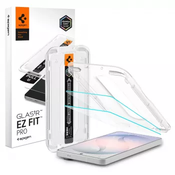 SPIGEN Glas.tR EZ Fit Pro AC Anti-Reflection härdat glasskärmskydd 2-pack för Samsung Galaxy S26, Clear