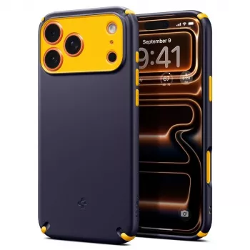 SPIGEN Nano Pop Hybrid Mag MagSafe-skal för Apple iPhone 17 Pro Max – Blueberry Navy