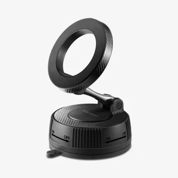 SPIGEN MFT36 VacuumLock magnetiskt MagSafe-instrumentbrädeställ för bil svart