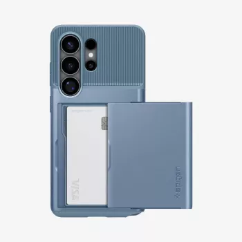 SPIGEN Slim Armor CS Galaxy S26 Ultra ljusblå