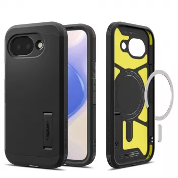 Spigen Tough Armor MagFit MagSafe-skal för Google Pixel 8a – svart