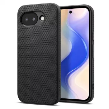 Spigen Liquid Air-skal för Google Pixel 10a, mattsvart (ACS11285)
