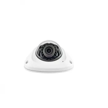 HANWHA 2MP IR minidomekamera – 3,6mm fast brännvidd – 1080p – IP66 – IK10 – PoE
