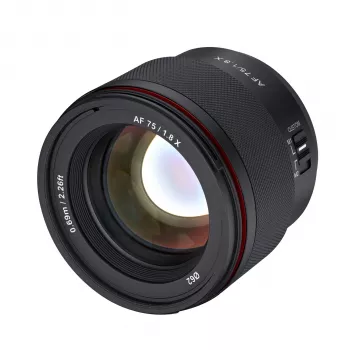 Samyang AF 75mm f/1.8 FE objektiv för Fujifilm X