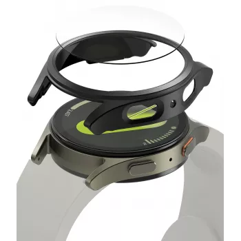 Ringke Slim & Tempered Glass Galaxy Watch 7 (44 mm) titansvart