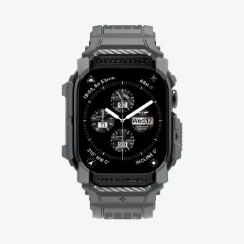 SPIGEN RUGGED ARMOR PRO APPLE WATCH 10 / 11 (46 MM) MÖRKGRÅ