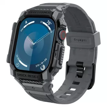 SPIGEN RUGGED ARMOR PRO APPLE WATCH 10 / 11 (46 MM) MÖRKGRÅ