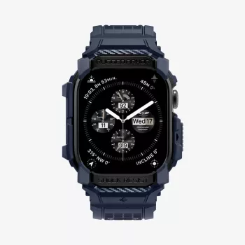 SPIGEN RUGGED ARMOR PRO APPLE WATCH 10 / 11 (46 MM) MARINBLÅ