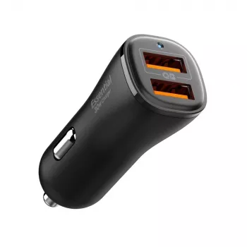 SPIGEN Essential EV302 2-ports billaddare 30W svart