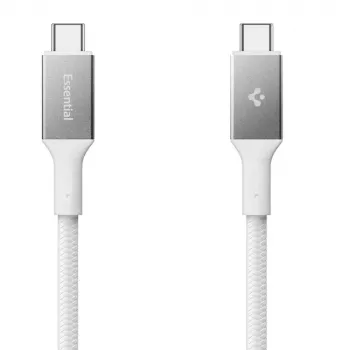 Spigen Essential USB-C till USB-C-kabel 100W 1 m vit