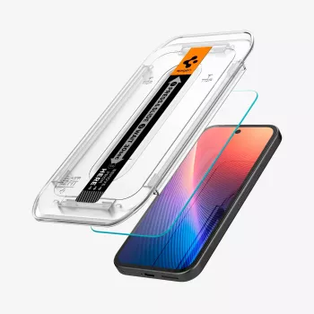 Spigen Glas.tR EZ Fit 2-pack skärmskyddsfilm för Google Pixel 9a, klar
