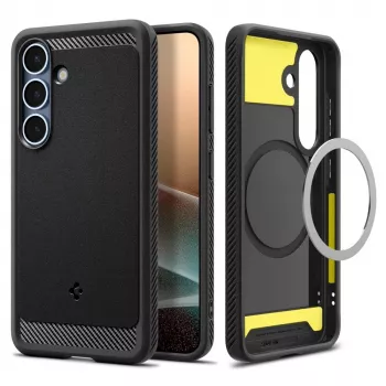 Spigen Rugged Armor Mag Magsafe Galaxy S25 mattsvart