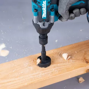 Makita B-68454 3/8 inch fyrkant till 1/4 inch sexkant bitsadapter med låsstift
